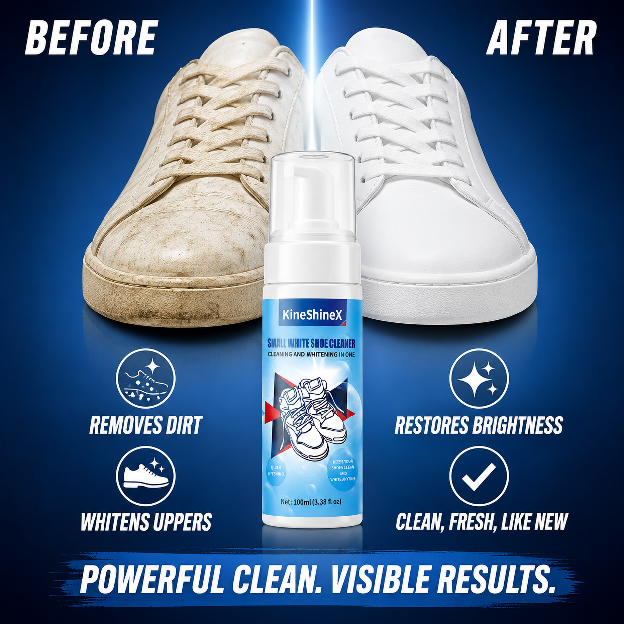 Sneaker Care Cleaner - 기헨 신발 클리너 키트, 물 없이