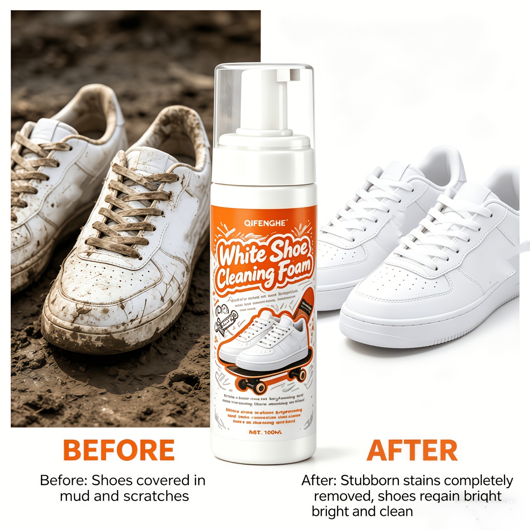 휴대용 무세척 화이트 슈즈 클리너 폼, 스니커즈, 가죽 - Sneaker Care White 리뷰 및 가격