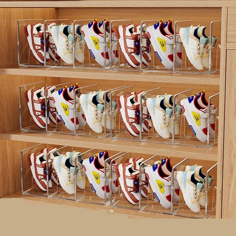 어린이 신발 상자 가정용 신발 캐비닛 보관 공간 절약  - Shoe Box Display 리뷰 및 가격