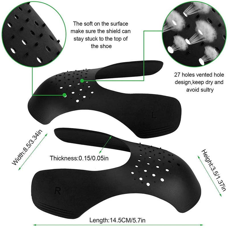 주름 방지 신발 보호대, 구부러짐 방지, 발가락 보호대 - Crease Protector Toe 리뷰 및 가격