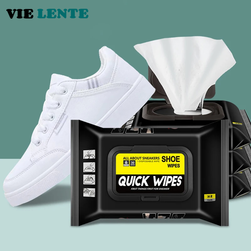 12Pcs/30Pcs 일회용 신발 깨끗한 물티슈 휴대용 - Sneaker Care White 리뷰 및 가격
